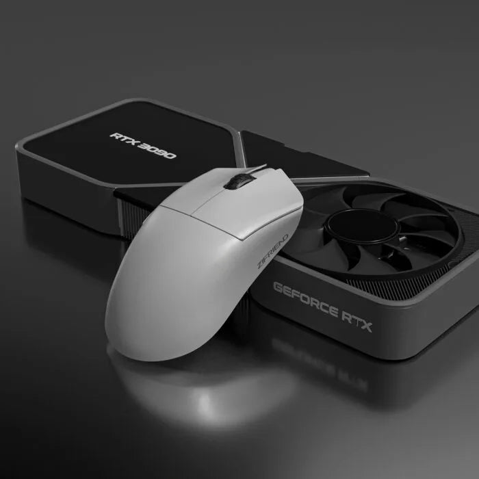 ZIFRIEND M6 – Wireless Gaming Mouse | 55g | PAW3395 | 26K DPI | 83h Battery | USB-C (white)
