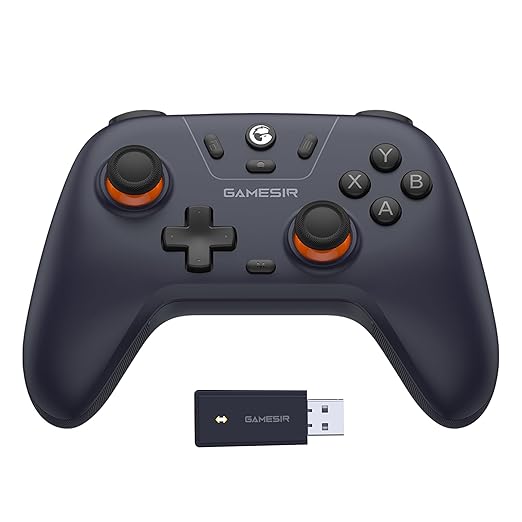 GameSir Nova Lite 2.4g Wireless Controller for Windows PC, iPhone, Android, Switch & Steam Deck, Bluetooth Controller Gamepad with Hall Effect Trigger,Turbo,Rumble Vibration