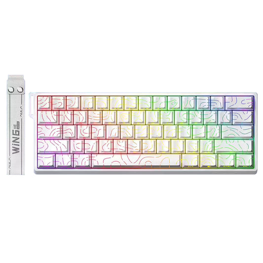 AULA WIN60 Standard 8K Polling Rate 0.02mm Accuracy Snap Tap SOCD Rapid Trigger Gaming Keyboard Magnetic Switch Hall Effect