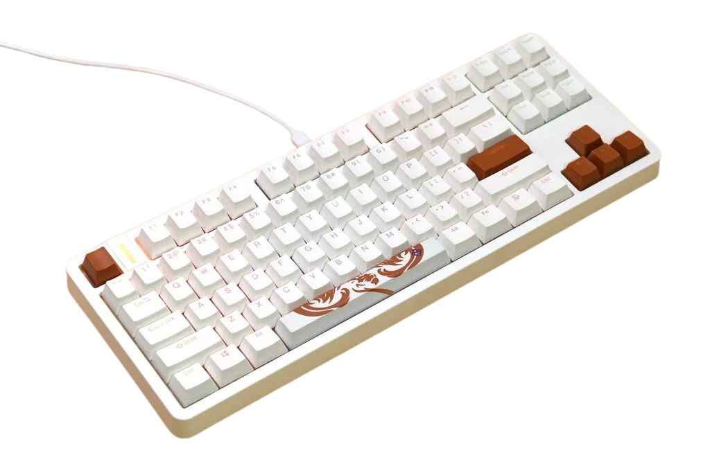 Golden Lion GM87 TKL Hot-Swappable Mechanical Keyboard with Full RGB Lighting Silver Switch Options