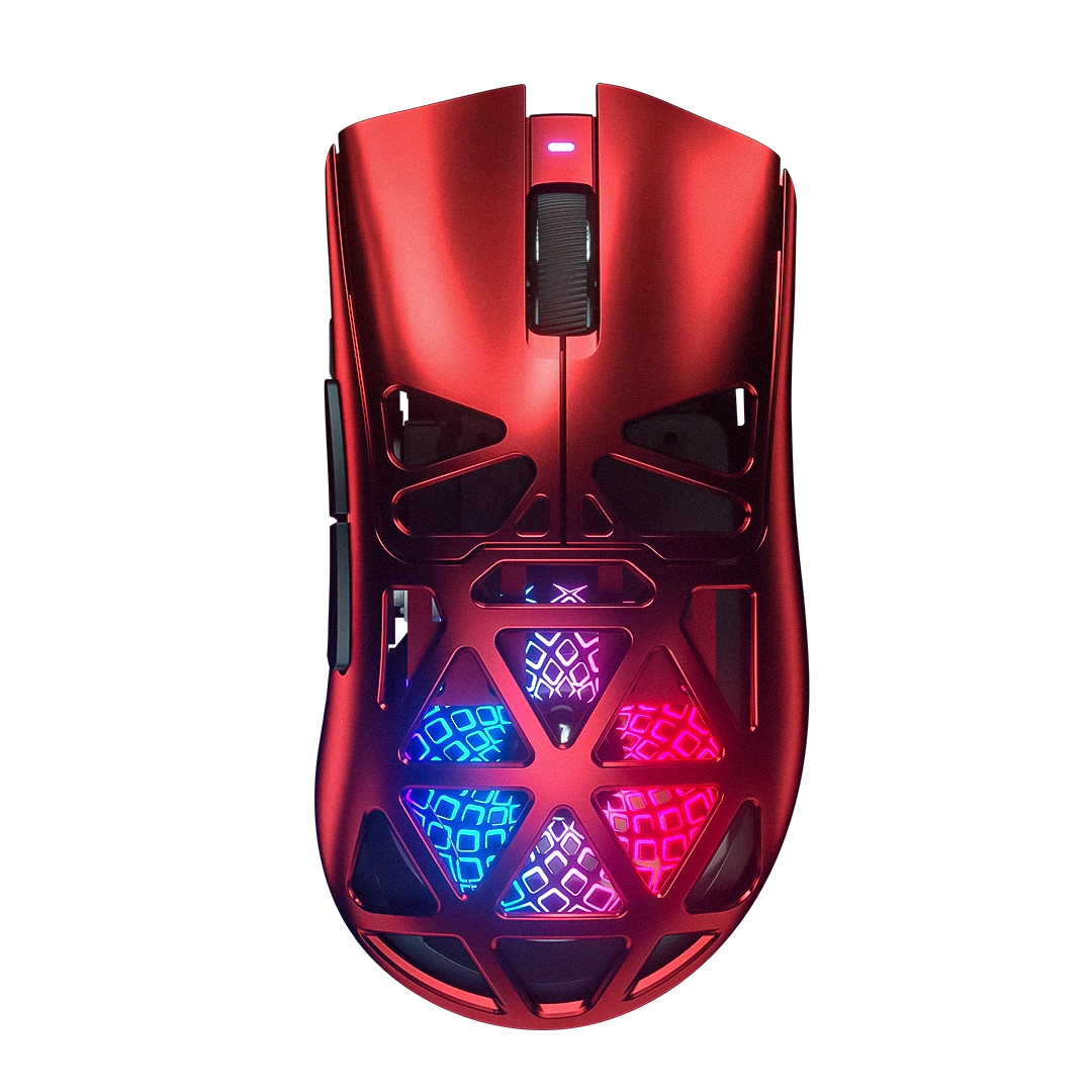 FuryCube G11 (BK-V2) — Ultra Lightweight Wireless Gaming Mouse (Red Mat)