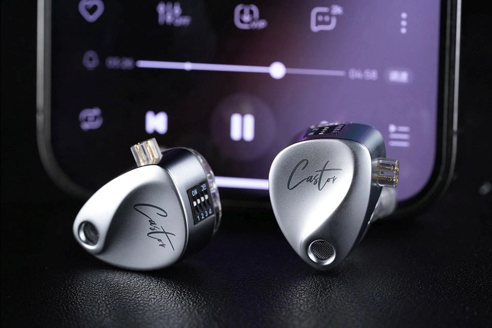KZ Castor Dynamic Drivers Earphones Tuning Adjustable Dynamic Dual-Driver Earphones