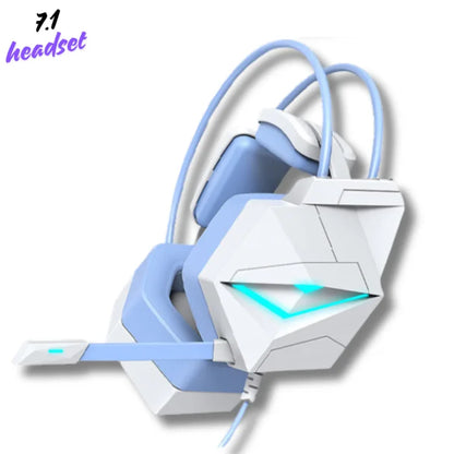 TAIDU THS306 Professional Gaming Headphones High Quality 7.1 Stereo Earphones With Microphone Headset For PS4 Xbox PC Laptop (White)