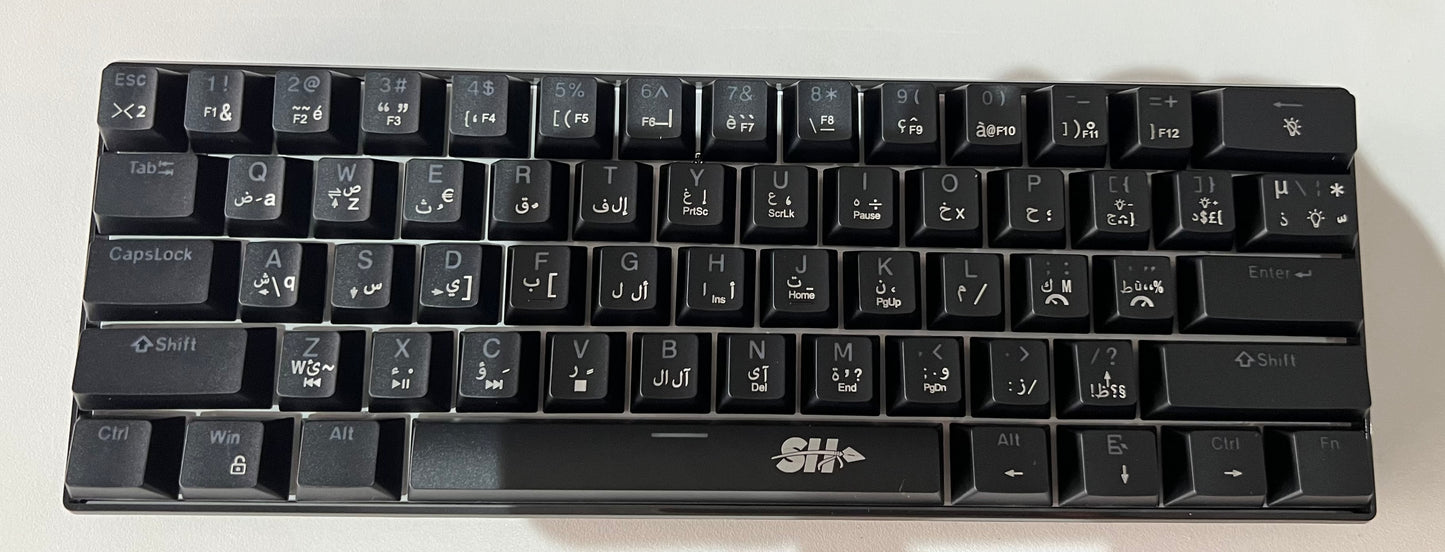 bleu switch mechanical keyboard x-61