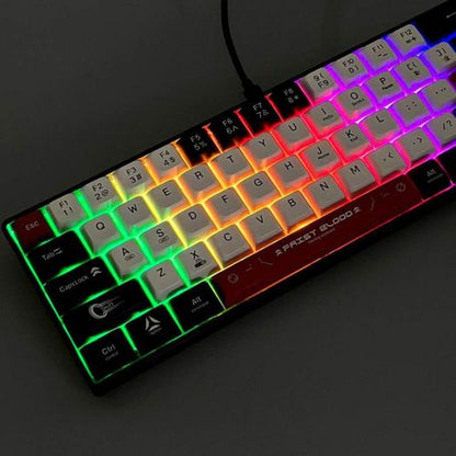 KL68 blue switch hot-swappable mechanical keyboard 60%