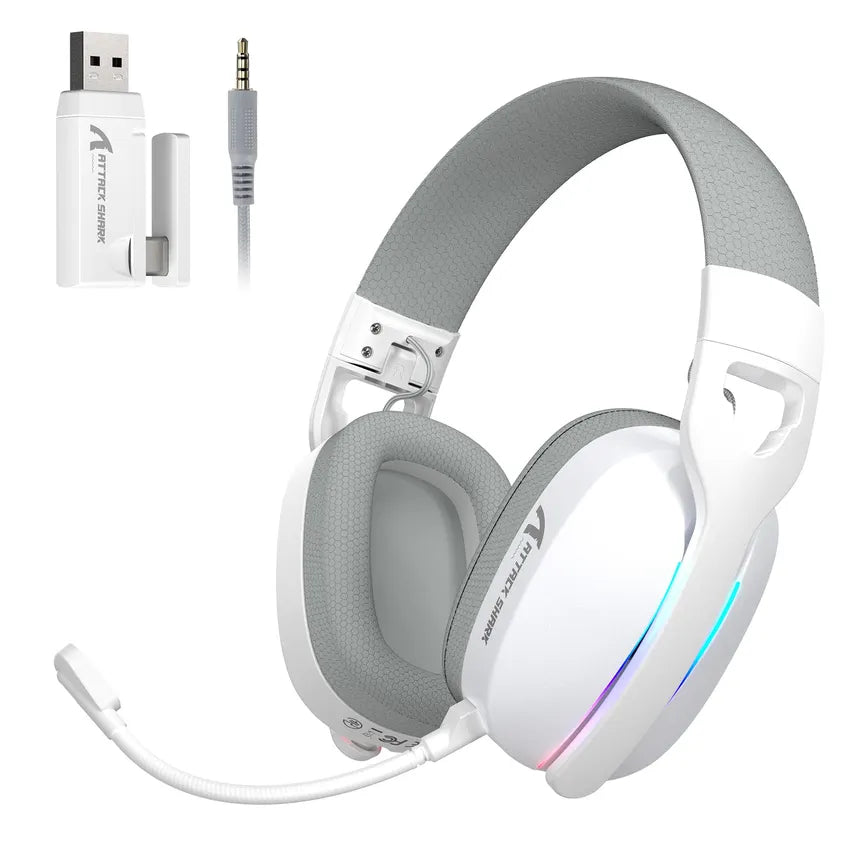 ATTACK SHARK L90 Foldable RGB Ultra-Light Tri-Mode Gaming Headset