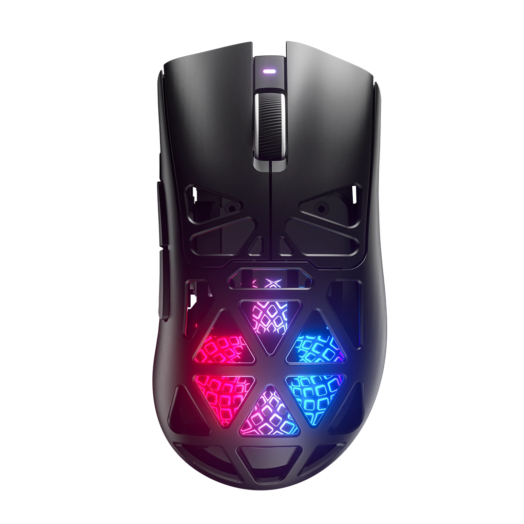 FuryCube G11 (BK-V2) — Ultra Lightweight Wireless Gaming Mouse (Red Mat)