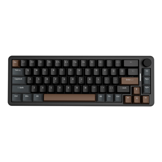 GM68-V2 Mechanical Keyboard Black & Coffee