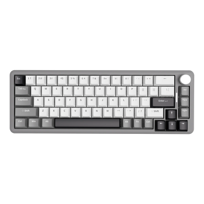GM68-V2 Mechanical Keyboard Grey & White