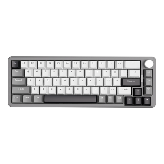 GM68-V2 Mechanical Keyboard Grey & White